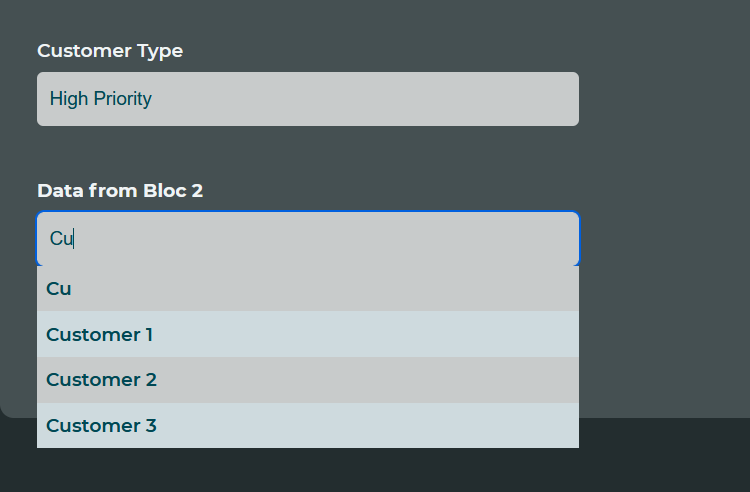 Note how it is only showing the High Priority customers based on the Customer Type field