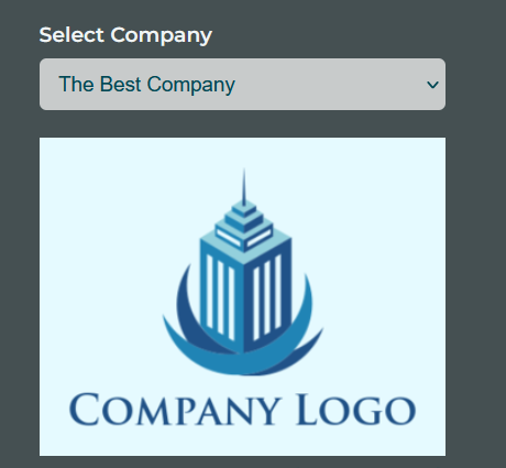 This is a separate bloc where the logo is now showing as a result of the Image URL field being populated.