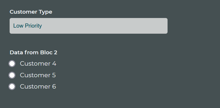 And now it is only showing Low Priority as we have changed the value of the Customer Type field.
